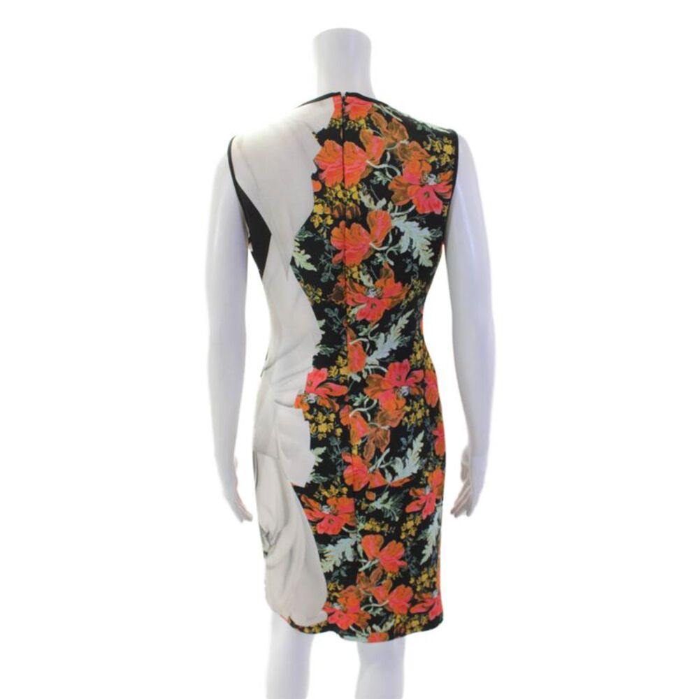 Clover Canyon Womens Textured Round Neck Sleeveless Dress Black Size L_3